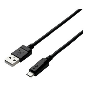 ELECOM MPA-AMB2U15BK microUSBP[u 2Ao X^_[h ʐME[d 1.5m ubN
