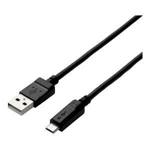 ELECOM MPA-AMB2U20BK microUSBP[u 2Ao X^_[h ʐME[d 2m ubN