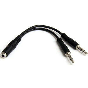 StarTech MUYHSFMM [3.5mm 4ɃXeI~jWbNpI[fBI/}CNP[u] [J[