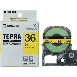 KING JIM SC36Y [�e�v��PRO�e�[�v�J�[�g���b�W �� ������ 36mm��]