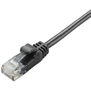 ELECOM LD-GPY/BK5 �u���b�N [CAT6���� Gigabit ���炩LAN�P�[�u��(5m)]