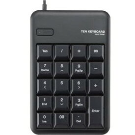 ELECOM TK-TCM012BK/RS ブラック [USBハブ付テンキーボード]