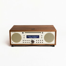 Tivoli Audio MSYBT2-1529-JP クラッシック・ウォールナット/ベージュ Music System BT Generation2[ ブルートゥーススピーカー ] MSYBT-1530-JP の後継機種　Bluetooth5.0　天然木 キャビネット ステレオ ワイヤレス CD プレイヤー AM／FM デジタルラジオ スピーカー