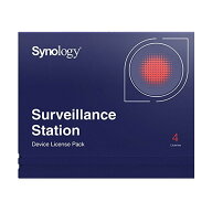 Synology DEVICE-LICENSE-PACK4 [Surveillance Device License Pack 追加4ライセンス]