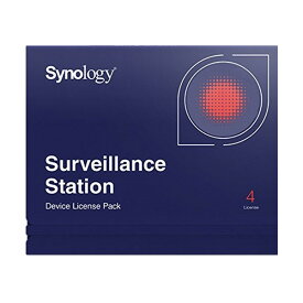 Synology DEVICE-LICENSE-PACK4 [Surveillance Device License Pack 追加4ライセンス]