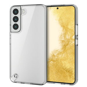 ELECOM PM-G221HVCKCR Galaxy S22 (SC-51C/SCG13) �P�[�X �J�o�[ �n�C�u���b�h TPU �X���� �p�G�A�N�b�V���� �ϏՌ� �X�g���b�v�z�[���t �ɂݐ݌v �N���A