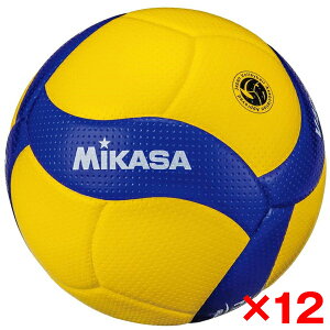 【12個セット】MIKASA ミカサ バレーボール 4号 検定球 V400W
