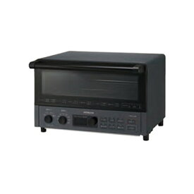 日立 HMO-F200(B) ストーンブラック [コンベクションオーブントースター] 4枚焼き 4パターン 調理モード 9段階温度設定 ノンフライ調理 手入れ簡単 低温調理 朝食 ピザ グラタン
