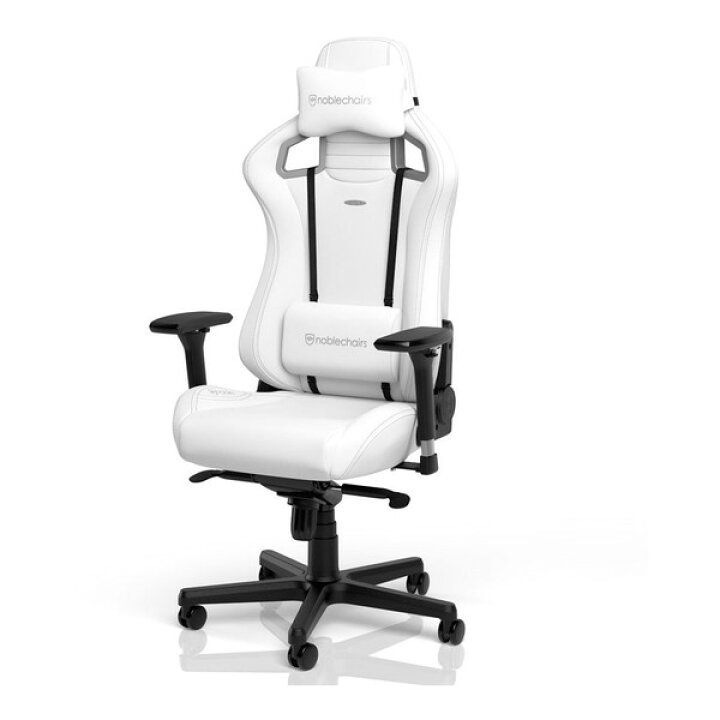 楽天市場】【正規取扱店】noblechairs ゲーミングチェア ホワイト EPIC 