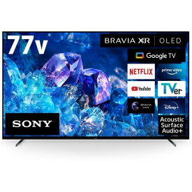 SONY XRJ-77A80K BRAVIA XR [77V型 地デジ・BS・110度CSデジタル 4Kチューナー内蔵 有機ELテレビ]