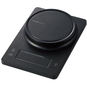 ELECOM HCS-KS04BK Lb`XP[ fW^XP[ R[q[XP[ vʊ ͂ ő2kg 0.1gP ^C}[t obNCgt ő959b ʒ ubN [J[