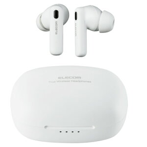 ELECOM LBT-TWS13WH S CXCz Bluetooth  AACΉ mCYLZO Type]C[d Ji^ iPhone Android X}z eΉ zCg [J[