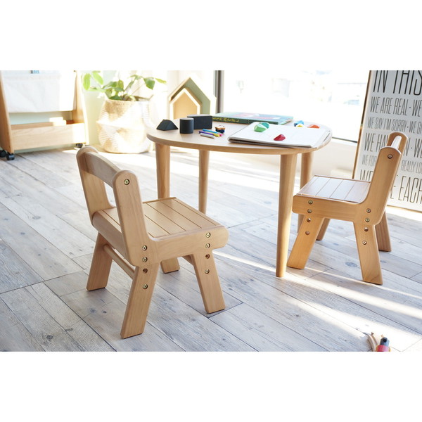 本店本店市場株式会社 NAC-2917NA Na-ni Wood Chair ナチュラル [キッズチェア] メーカー直送 イス・チェア 