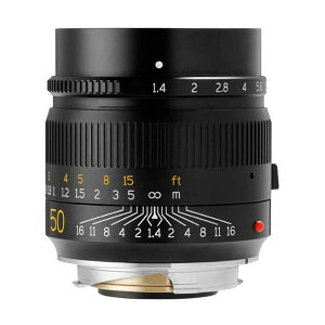 TTArtisan M50mm f/1.4�EASPH (B) �u���b�N [���������Y(���C�JM�}�E���g�p)]