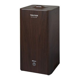 加湿器 1L テクノス TEKNOS EL-C016(DB) 木目ダークブラウン 超音波加湿器 木造3畳 コンクリ6畳まで 超音波式 おしゃれ 小型