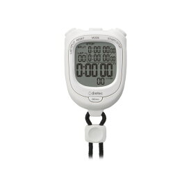DRETEC SW-121WT ホワイト ストップウォッチ 「スピールS」