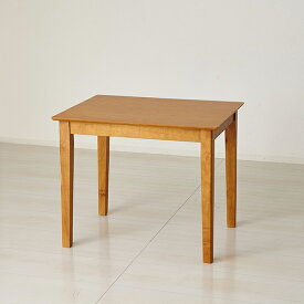 ダイニングテーブル マーチ 幅85 ライトブラウン おしゃれ シンプル 木製 組立式 クロシオ メーカー直送