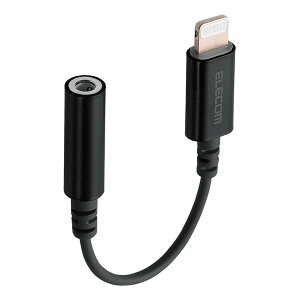 ELECOM MPA-XL35DS01BK Lightning-4ɃCz[q ϊP[u fUCϋv ubN