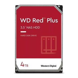 WESTERN DIGITAL WD40EFPX Red Plus [3.5インチ内蔵HDD (4TB 5400rpm SATA 6Gb/s)]