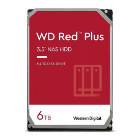 WESTERN DIGITAL WD60EFPX Red Plus [3.5インチ内蔵HDD (6TB 5640rpm SATA 6Gb/s)]