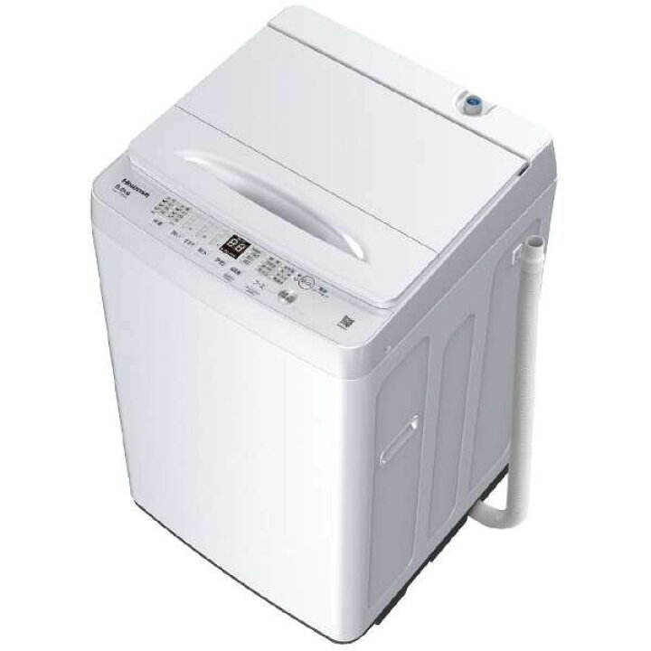 楽天市場】洗濯機 6kg ハイセンス Hisense HW-T60H ホワイト 全自動  