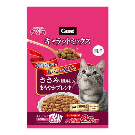 ペットライン キャラットミックス ささみ風味のまろやかブレンド 2.7kg