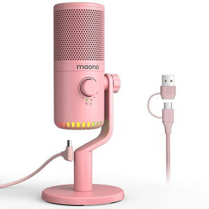 Maono DM30 Pink DM30V[Y [USBRfT[}CN]