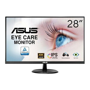 ASUS VP289Q Eye Care [28�^ ���C�h �t�����j�^�[ 4K]