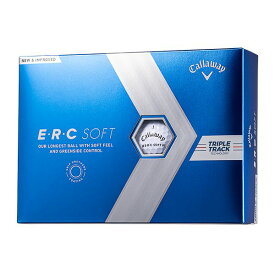 【日本正規品】 キャロウェイ ERC SOFT ゴルフボール 2023年モデル トリプルトラック 1ダース(12個入り)