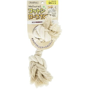 ペットプロ ナチュラルコットンロープTOY Mサイズ