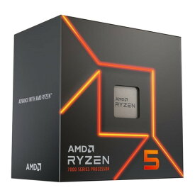 【 国内正規品 3年保証 】 AMD Ryzen5 7600 With Wraith Stealth Cooler 100-100001015BOX [CPU (6C/12T 4.0Ghz 65W)]
