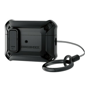 ELECOM AVA-AP4ZEROLBK AirPods Pro (2)pZEROSHOCK LockP[X AirPods Pro 2 (2022) P[X nCubh Ռz t^JbN@\ ZEROSHOCK ubN