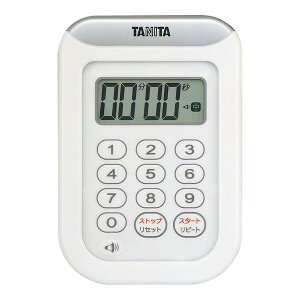 TANITA TD-378-WH �z���C�g �ې􂢃^�C�}�[100���v [�f�W�^���^�C�}�[]
