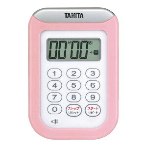 TANITA TD-378-PK �s���N �ې􂢃^�C�}�[100���v [�f�W�^���^�C�}�[]