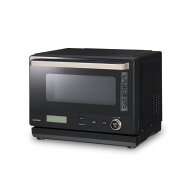 オーブンレンジ 26L アイリスオーヤマ MO-FS2601-B ブラック 黒 スチームオーブンレンジ カップ式