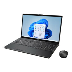 富士通 FMVN90H1B ブライトブラック LIFEBOOK NHシリーズ [ノートパソコン 17.3型 / Win11 Home / ブルーレイドライブ / Office搭載]