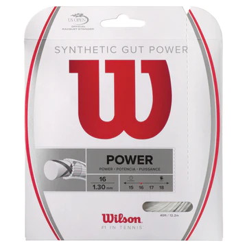 ウイルソン 硬式テニス用 ガット SYNTHETIC GUT POWER16 ナチュラル 1.30mm WRZ945100