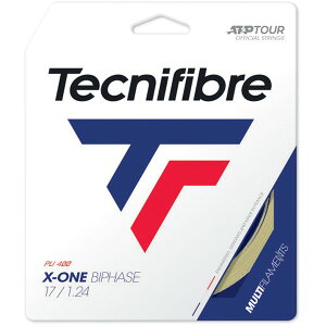 Tecnifibre (テクニファイバー) 硬式テニス用 ガット X-ONE BIPHASE ナチュラル 1.18mm TFSG201 NA