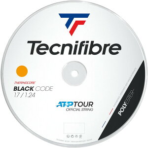 Tecnifibre (eNjt@Co[) dejXp Kbg BOB BLACK CODE 200m[ 1.24mm TFSR401 FR