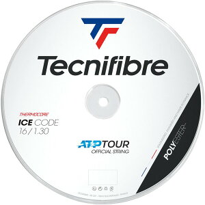 Tecnifibre (�e�N�j�t�@�C�o�[) �d���e�j�X�p �K�b�g BOB ICE CODE 200m���[�� �z���C�g 1.30mm TFSR402 WH