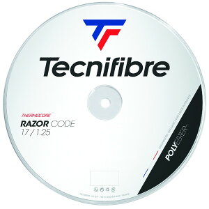 Tecnifibre (eNjt@Co[) dejXp Kbg BOB RAZOR CODE 200m[ 1.25mm TFSR403 WH