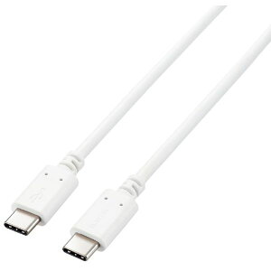 ELECOM U2C-CC5PC20NWH zCg [Type-CP[u USB-C  USB-C [d/f[^]p PDΉ ő100W 5A USB2.0]