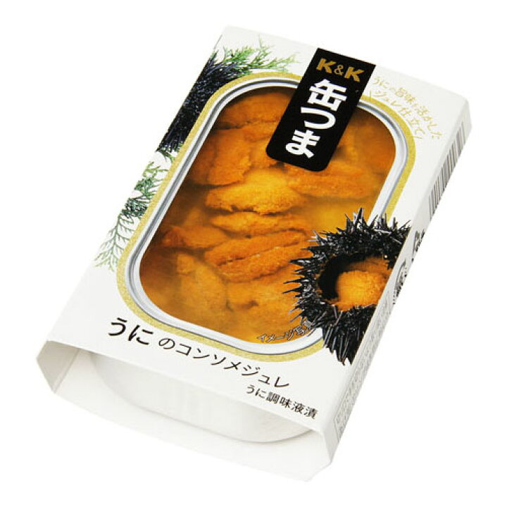 楽天市場】国分 K&K 缶つま うにのコンソメジュレ 65g ×6 メーカー直送 