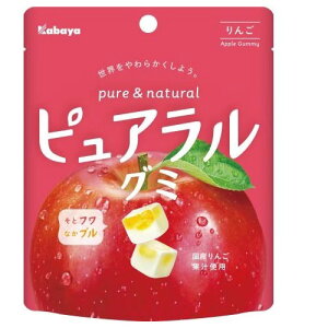 カバヤ ピュアラルグミ りんご 58g ×8 メーカー直送 ギフト プレゼント