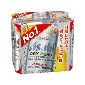 アサヒビール アサヒ ドライゼロ 6缶パック 500ml×6 ×4 メーカー直送