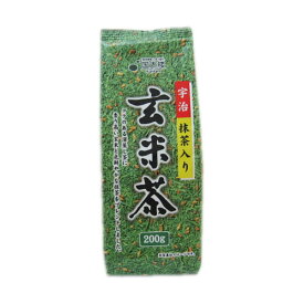 国太楼 宇治抹茶入 玄米茶 200g ×12 メーカー直送