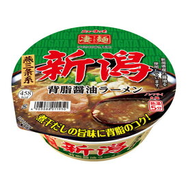 ヤマダイ ニュータッチ 凄麺新潟背脂醤油ラーメン カップ 124g ×12 メーカー直送