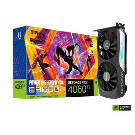 ZOTAC ZTRTX4060TITEOCSP/ZT-D40610H-10SMP GAMING GeForce RTX 4060 Ti Twin Edge OC Spiderman Edition [グラフィックボード]