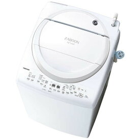 東芝 AW-8VM3 グランホワイト ZABOON [縦型洗濯乾燥機 (洗濯8.0kg/乾燥4.5kg)]