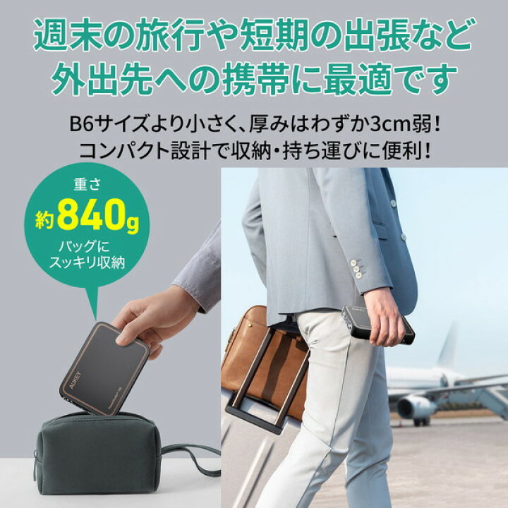 楽天市場】AUKEY PS-RE01-BK ブラック Power Studio Mini 100 